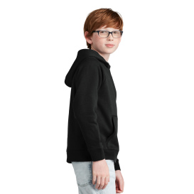 Sport-Tek YSTF200 Youth Drive Fleece Pullover Hoodie - Black