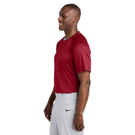 Sport-Tek ST359 PosiCharge Competitor 2-Button Henley - Deep Red