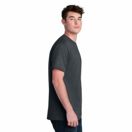 Port & Company PC01 Core Blend Recycled Tee - Dark Heather Grey