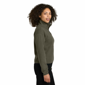 The North Face NF0A8C5H Ladies Double-Knit 1/2-Zip Fleece - New Taupe Green