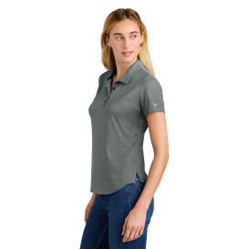 New Era LNEA225 Ladies Power Polo - Shadow Grey Heather