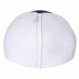 Richardson 110 Fitted Trucker Hat with R-Flex - Black/White