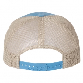 Richardson 111 Garment-Washed Trucker Cap - Columbia Blue/Khaki