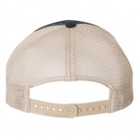 Richardson 111 Garment-Washed Trucker Cap - Navy/Khaki