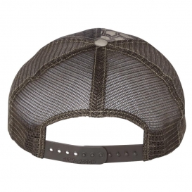 Richardson 111P Washed Printed Trucker Hat - Kryptek Highlander/Brown