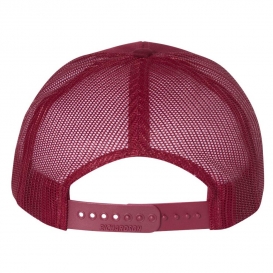Richardson 112 Snapback Trucker Cap - Cardinal