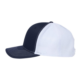 Richardson 112PL 112+ R-Flex Adjustable Trucker Cap - Navy/White