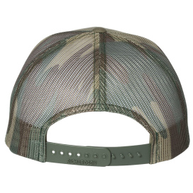 Richardson 112PM Printed Mesh-Back Trucker Cap - Loden Green/Camo