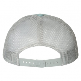 Richardson 115 Low Pro Trucker Cap - Smoke Blue/Aluminum
