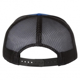 Richardson 168 Seven-Panel Trucker Cap - Royal/Black