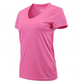 Paragon 203 Women\'s Vera V-Neck T-Shirt - Neon Pink