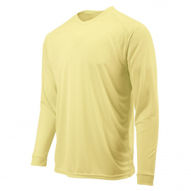Paragon 210 Long Islander Performance Long Sleeve T-Shirt - Pale Yellow