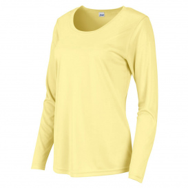 Paragon 214 Women\'s Long Islander Performance Long Sleeve T-Shirt - Pale Yellow