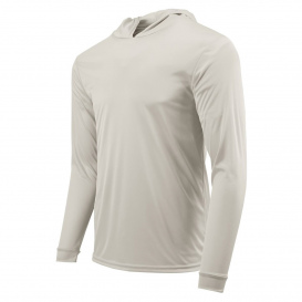 Paragon 220 Bahama Performance Hooded Long Sleeve T-Shirt - Sand