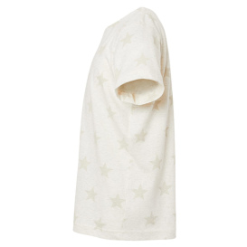 Code Five 2229 Youth Star Print T-Shirt - Natural Heather Star