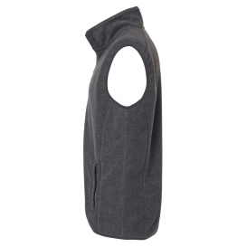 Burnside 3012 Polar Fleece Vest - Heather Charcoal