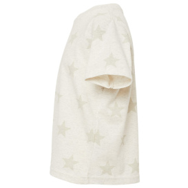 Code Five 3029 Toddler Star Print T-Shirt - Natural Heather Star