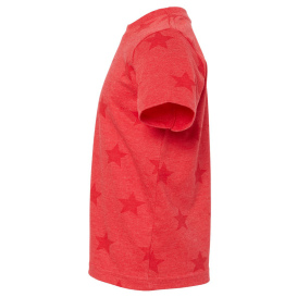 Code Five 3029 Toddler Star Print Tee - Red Star