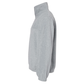 Burnside 3052 Polar Fleece 1/4-Zip Pullover - Heather Grey