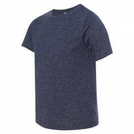 Next Level 3312 Youth CVC Short Sleeve Crew - Midnight Navy
