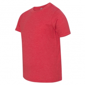 Next Level 3312 Youth CVC Short Sleeve Crew - Red