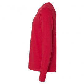 Next Level 3601 Cotton Long Sleeve Crew - Red