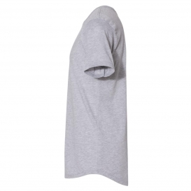 Next Level 3602 Cotton Long Body Short Sleeve Crew - Heather Grey