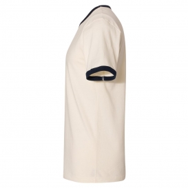Next Level 3604 Unisex Fine Jersey Ringer - Natural/Midnight Navy