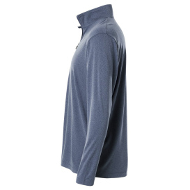 AllPro 41870 Pro-Lock Performance Quarter-Zip Pullover Sweatshirt - Heather Navy
