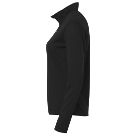 AllPro 41870L Pro-Lock Women\'s Performance Quarter-Zip Pullover Sweatshirt - Black