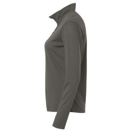 AllPro 41870L Pro-Lock Women\'s Performance Quarter-Zip Pullover Sweatshirt - Charcoal