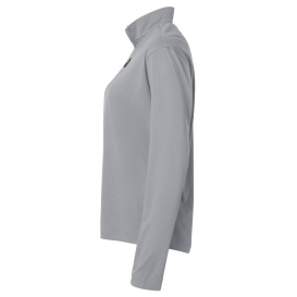 AllPro 41870L Pro-Lock Women\'s Performance Quarter-Zip Pullover Sweatshirt - Heather Steel