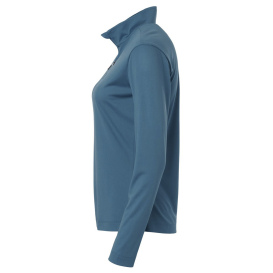 AllPro 41870L Pro-Lock Women\'s Performance Quarter-Zip Pullover Sweatshirt - Pacific Blue