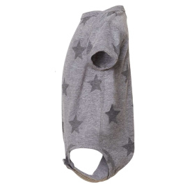 Code Five 4329 Infant Star Print Bodysuit - Granite Heather Star