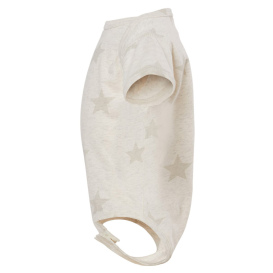 Code Five 4329 Infant Star Print Bodysuit - Natural Heather Star