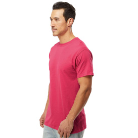 M&O 4800 Gold Soft Touch T-Shirt - Heliconia