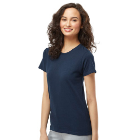 M&O 4810 Women\'s Gold Soft Touch T-Shirt - Deep Navy
