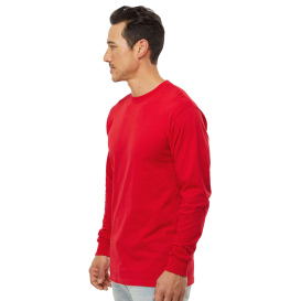 M&O 4820 Gold Soft Touch Long Sleeve T-Shirt - Deep Red