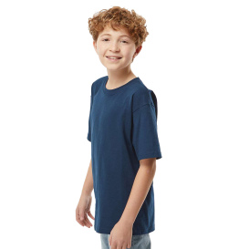 M&O 4850 Youth Gold Soft Touch T-Shirt - Deep Navy