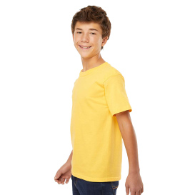 M&O 4850 Youth Gold Soft Touch T-Shirt - Yellow