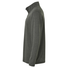 AllPro 4HM700 Performance Melange Quarter-Zip Pullover - Charcoal Melange