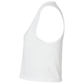 Next Level 5083 Women\'s Festival Crop Tank - White