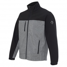DRI DUCK 5350 Motion Soft Shell Jacket - Black Heather/Black