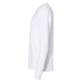 Next Level 6411 Sueded Long Sleeve Crew - White