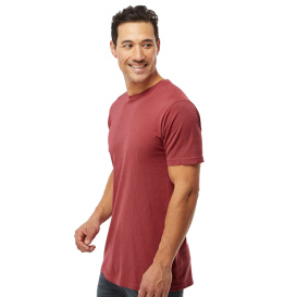 M&O 6500M Unisex Vintage Garment Dyed T-Shirt - Crimson