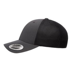 YP Classics 6601 Elite Cap - Charcoal/Black