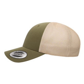 YP Classics 6601 Elite Cap - Moss Green/Khaki