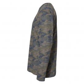 LAT 6918 Fine Jersey Long Sleeve Tee - Vintage Camo