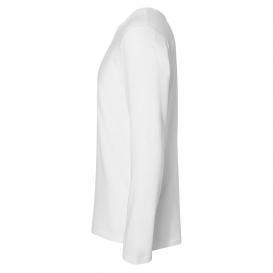 LAT 6918 Fine Jersey Long Sleeve Tee - White