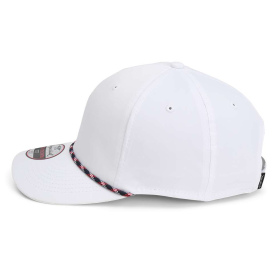 Imperial 7054 The Wingman Cap - White/Navy/White/Red